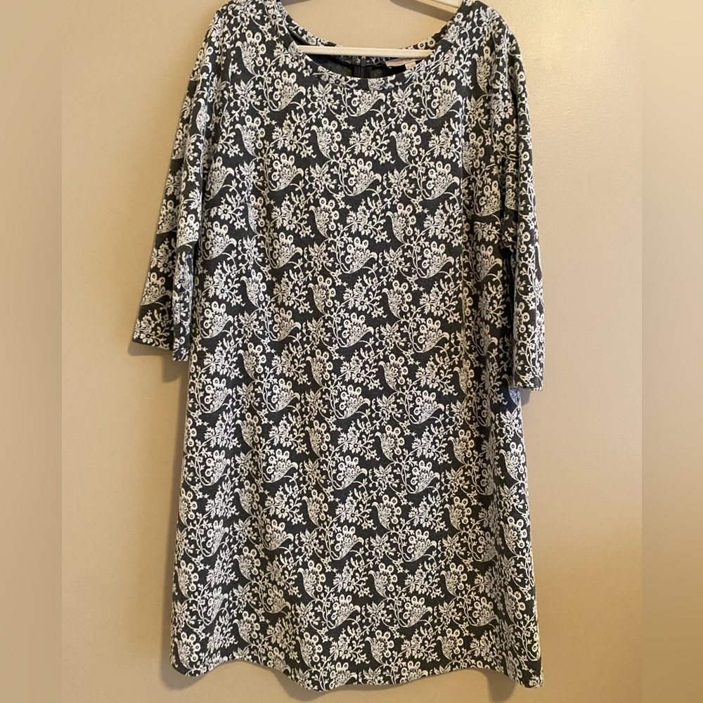 Loft Brand 3/4 Length Sleeve Midi Dress (16)